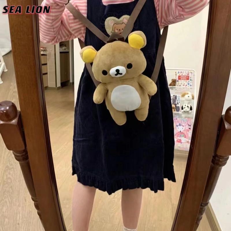 Cute Rilakkuma Plush Doll Back - Travel Accessories As Gifts recension och pris