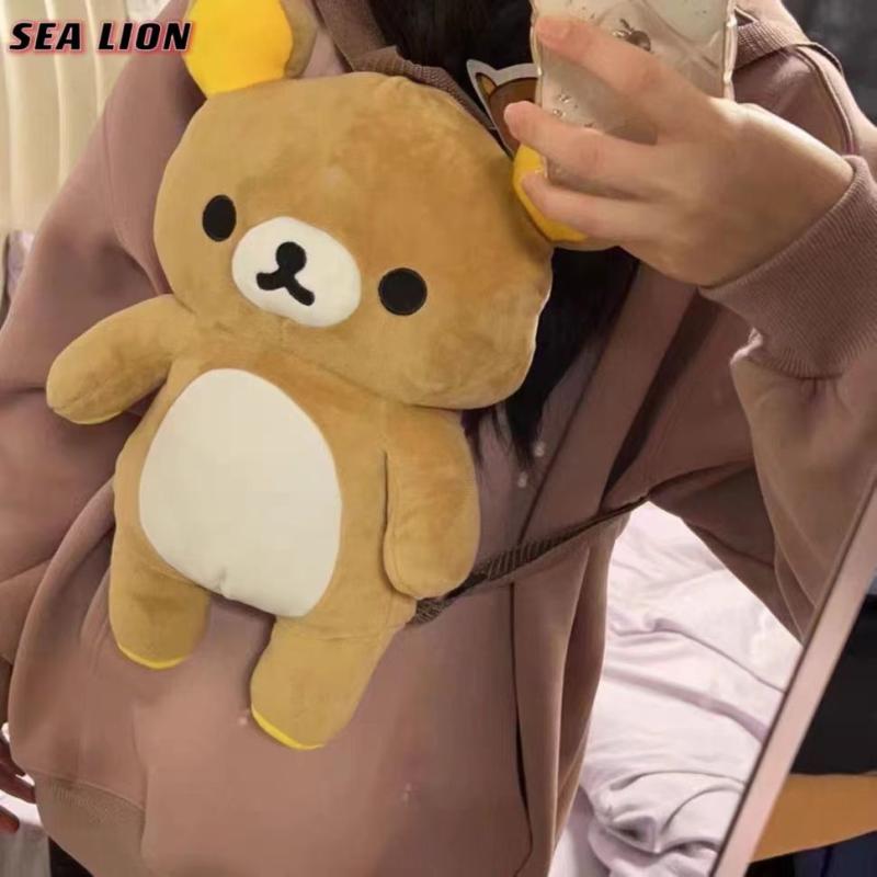 Cute Rilakkuma Plush Doll Back - Travel Accessories As Gifts recension och pris