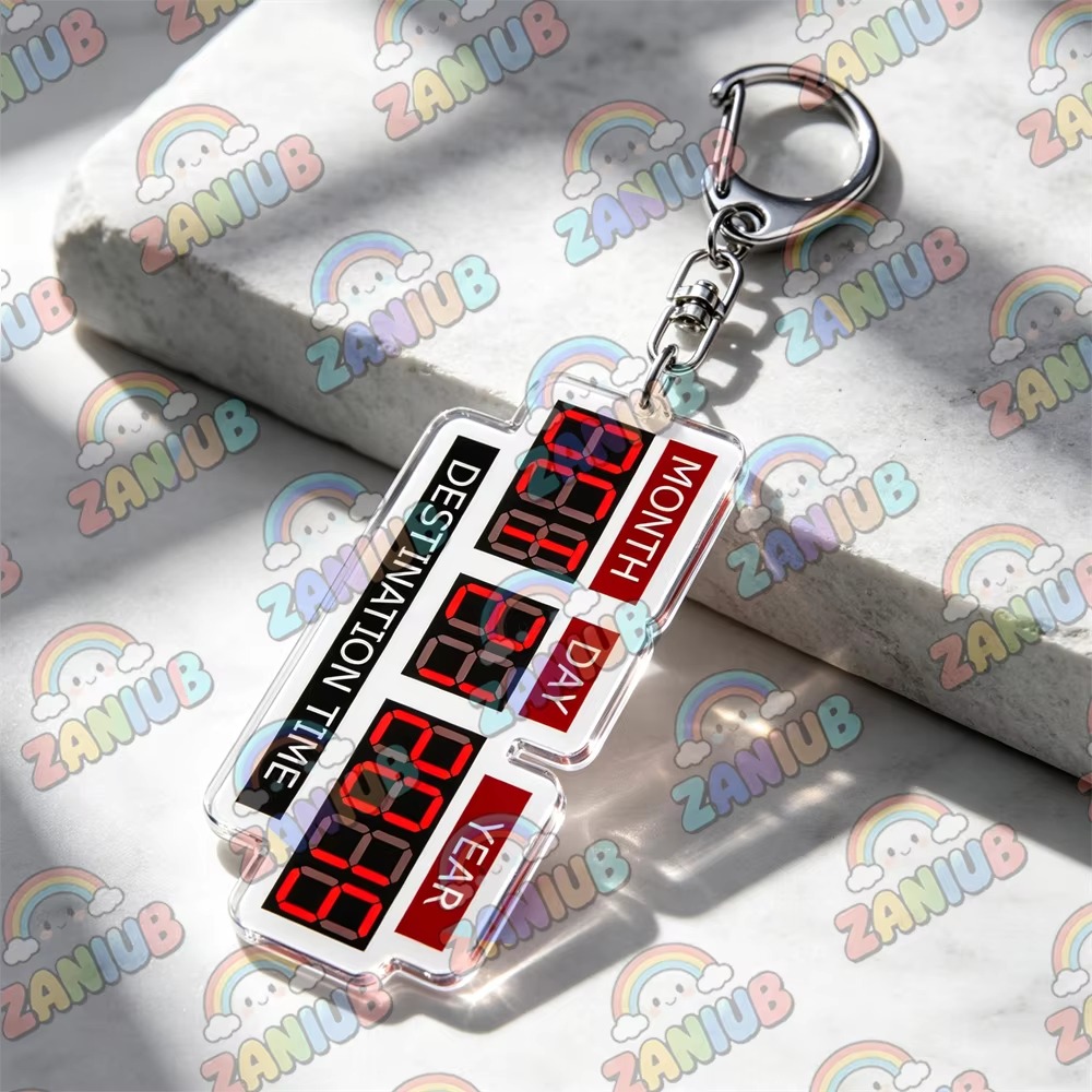 Retro Time Travel Delorean Flu - Travel Accessories Jewelry recension och pris