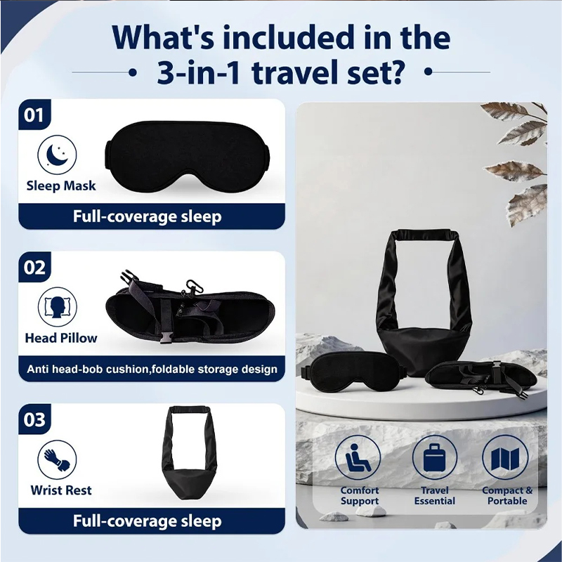 3-in-1 Airplane Sleep Support  - Travel Accessories Long Flight recension och pris