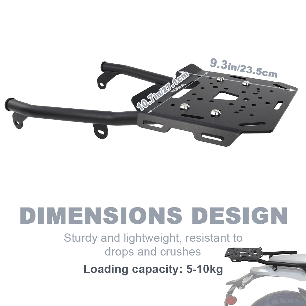 Motorcycle Rear Luggage Rack C - Luggage Cover Protector recension och pris