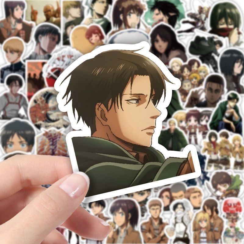 60Pcs Attack on Titan Anime St - Luggage Cover Protector recension och pris