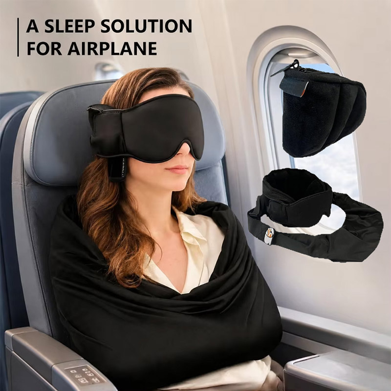 3-in-1 Airplane Sleep Kit Memo - Travel Accessories Long Flight recension och pris