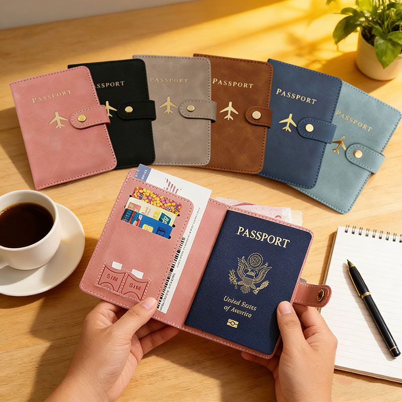 Leather Passport Holder Covers - Travel Accessories Wallet recension och pris