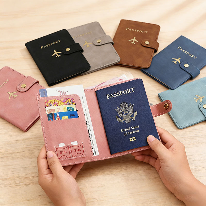 Leather Passport Holder Covers - Travel Accessories Wallet recension och pris