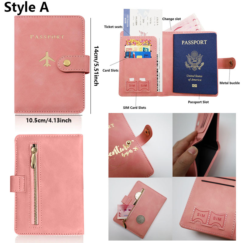 Leather Passport Holder Covers - Travel Accessories Wallet recension och pris