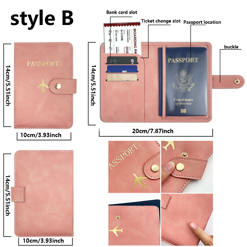 Leather Passport Holder Covers - Travel Accessories Wallet recension och pris