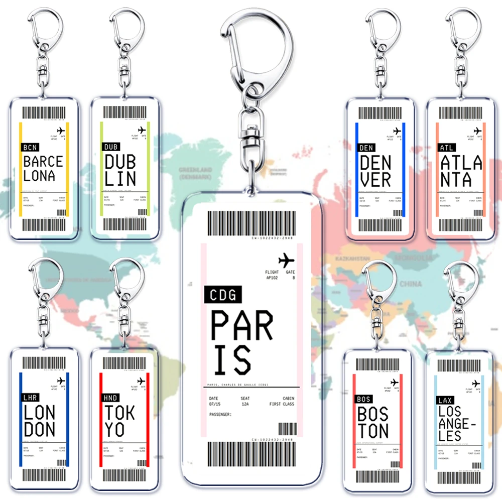 Plane Ticket Boarding Pass Key - Travel Accessories India recension och pris