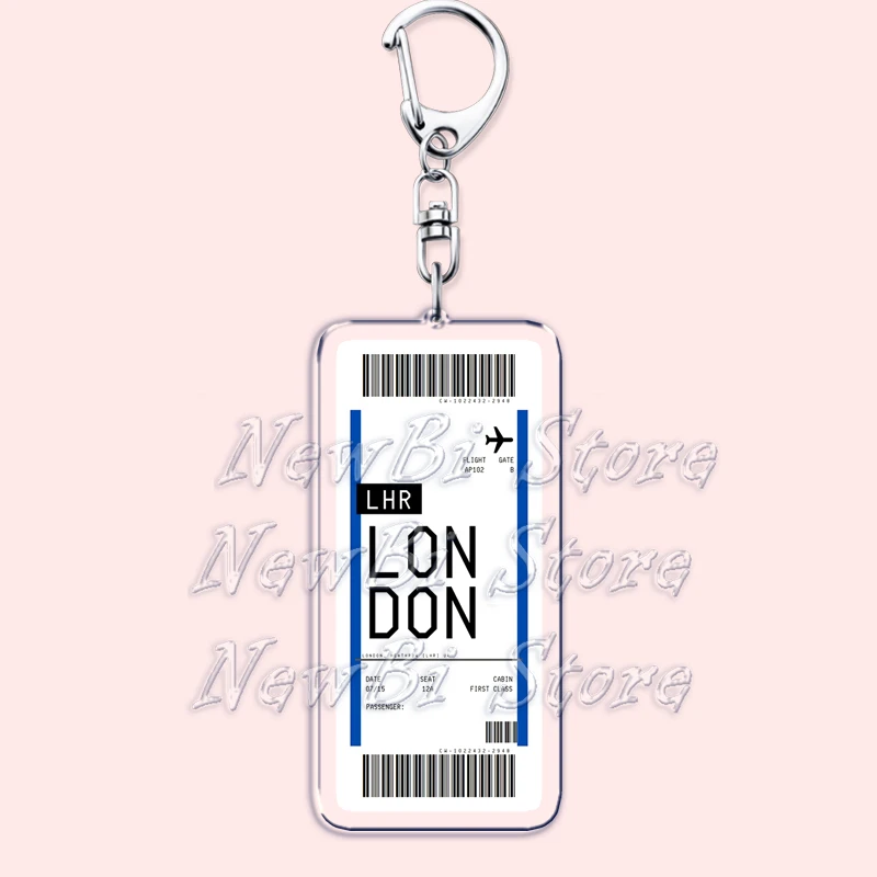 Plane Ticket Boarding Pass Key - Travel Accessories India recension och pris