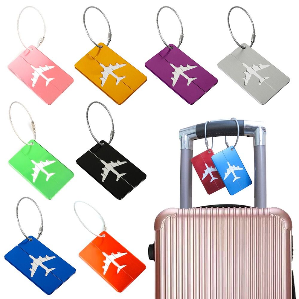 Aluminium Travel Luggage Tags  - Travel Accessories India recension och pris