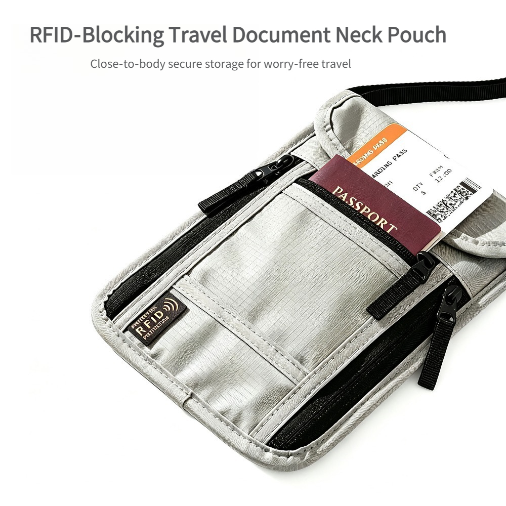 Travel Neck Wallet, RFID Block - Travel Accessories Wallet recension och pris