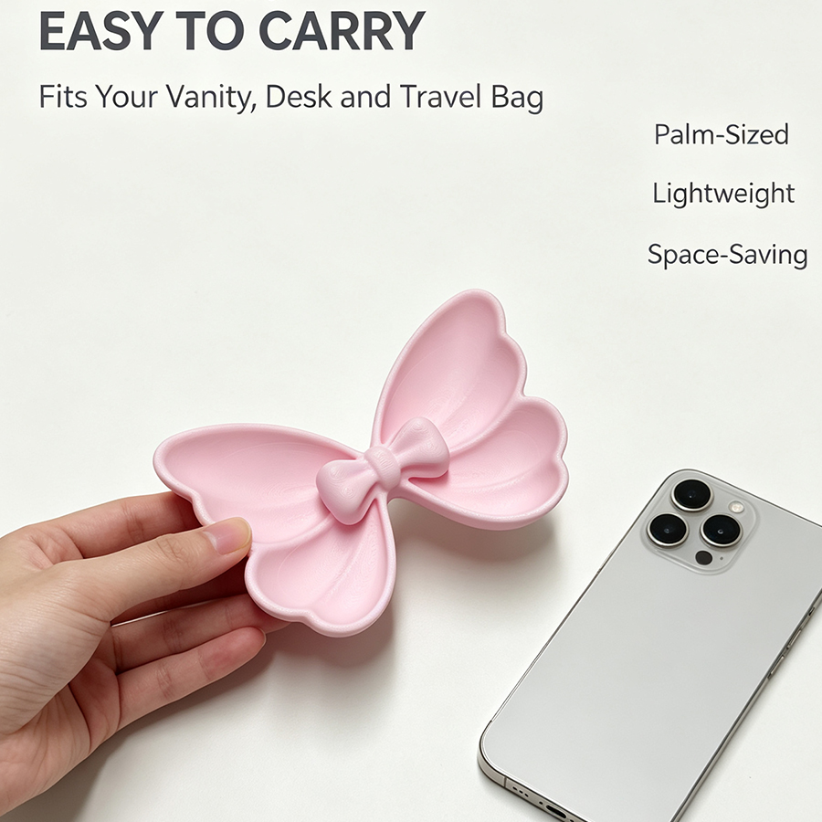 2-Piece Bow-Shaped Multifuncti - Travel Accessories Jewelry recension och pris