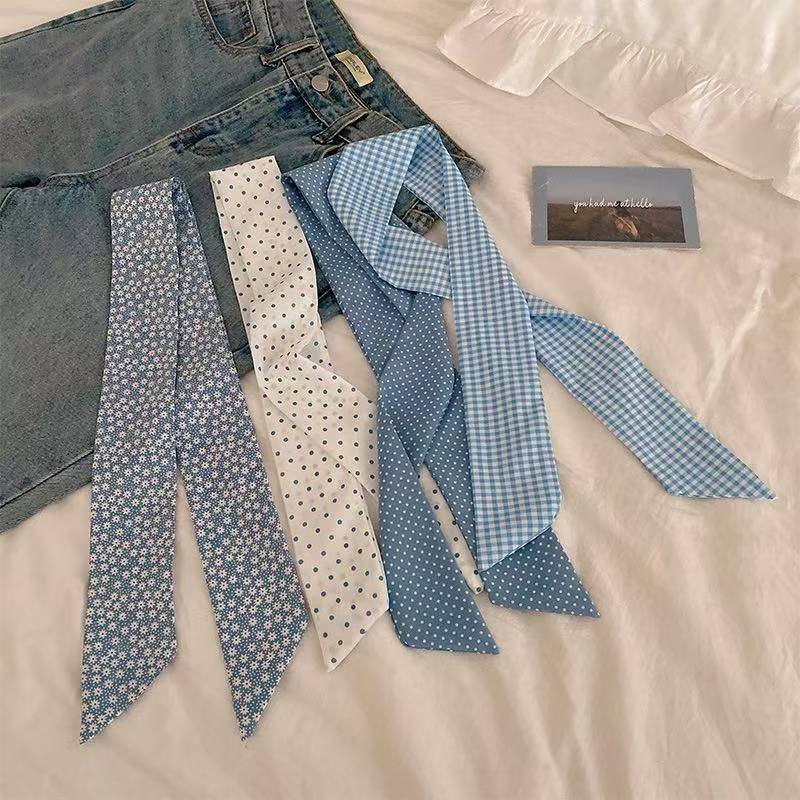 New Spring Blue‑Tone Twilly Sc - Travel Accessories Aesthetic recension och pris