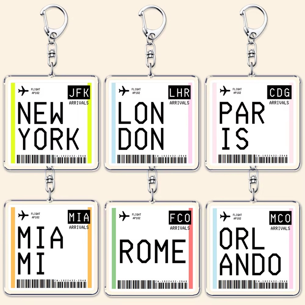 Travel Plane Ticket Boarding P - Travel Accessories Jewelry recension och pris
