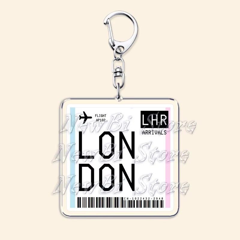 Travel Plane Ticket Boarding P - Travel Accessories Jewelry recension och pris