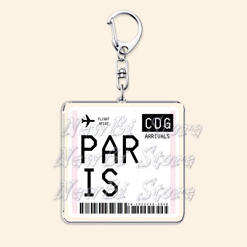 Travel Plane Ticket Boarding P - Travel Accessories Jewelry recension och pris